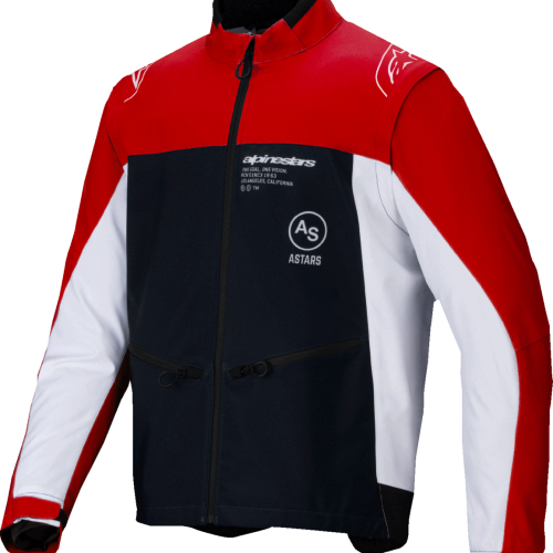 LITE-DURA SFTSHL JKT BLK/RD/WHT 2X