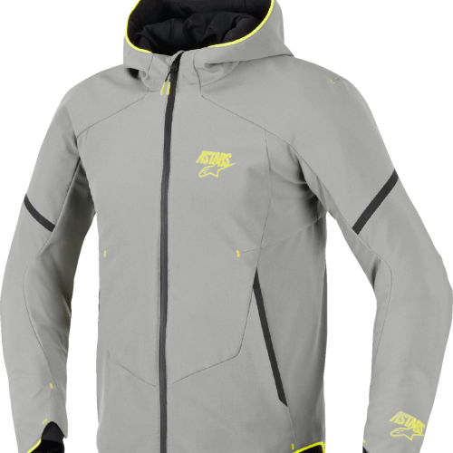 JACKET WP AEROSHELL MD GRY/YEL FLUO 2X