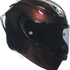 CASCO PISTARR ROJO CARB