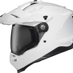 XT9000 CARBONO FULL-FACE CASCO BRILLANTE BLANCO