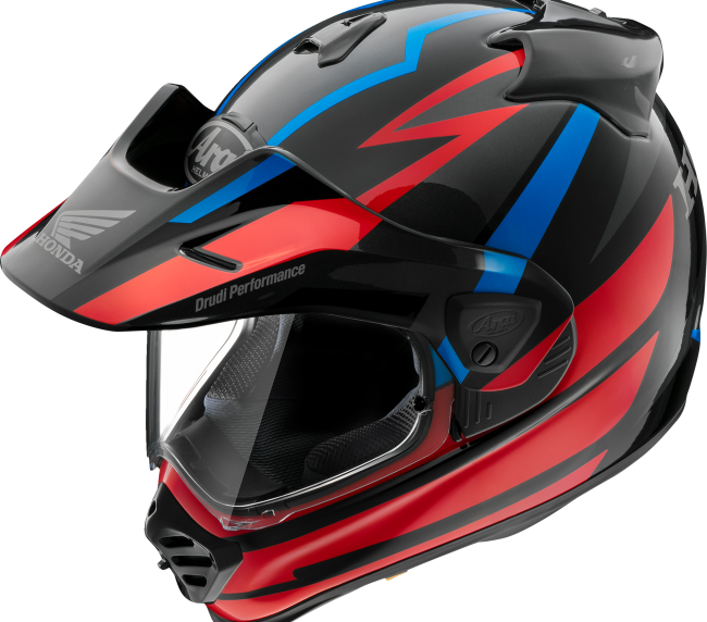 CASCO XD5 AFRICA TWIN ROJO