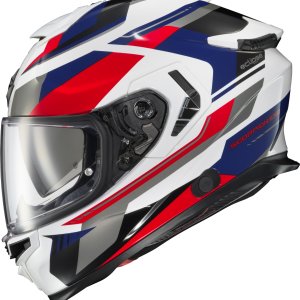 EXO-ECLIPSE FULL FACE CASCO LUNAR BLANCO/ROJO/AZUL