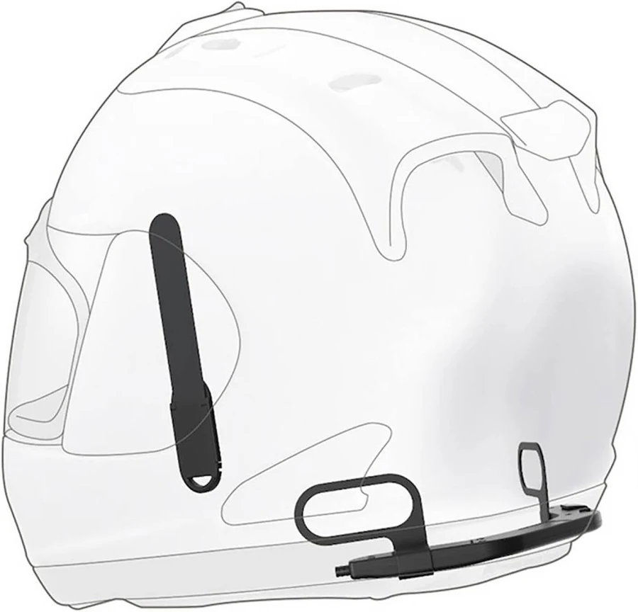 10U BT COMM SYSTEM W/HANDLEBAR REMOTE FOR ARAI FF CASCO - Image 6